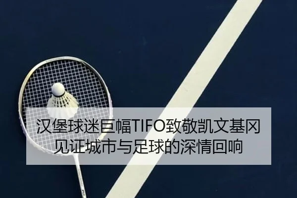 汉堡球迷巨幅TIFO致敬凯文基冈见证城市与足球的深情回响
